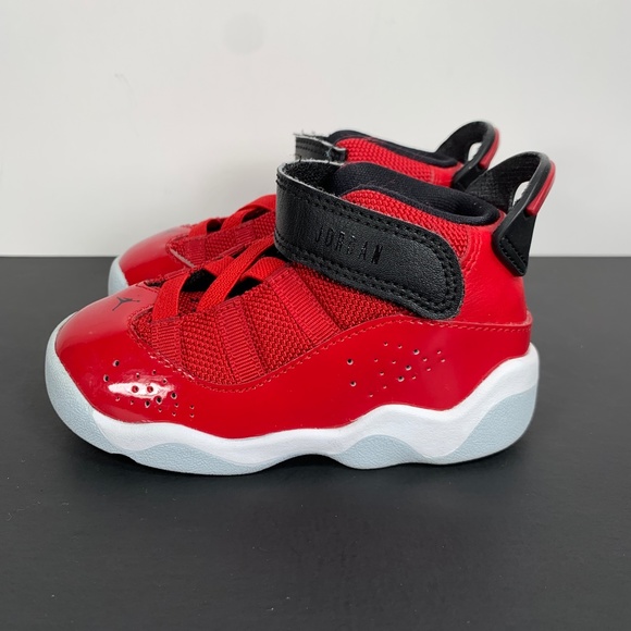 Nike Air Jordan 6 Rings Gym Red 323420-601 PS 6C - Picture 4 of 10